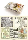 A Lancashire 1611 – 1836 – Fold Up Map that features a collection of Four Historic Maps, John Speed’s County Map 1611, Johan Blaeu’s County Map of 1648, Thomas Moules County Map of 1836 and a Plan of Lancaster and Preston from 1824. The maps also featu... cover