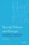 Harold Wilson and Europe cover