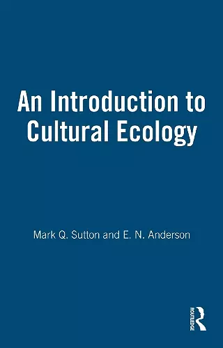 An Introduction to Cultural Ecology cover