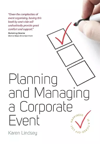 Planning and Managing a Corporate Event cover