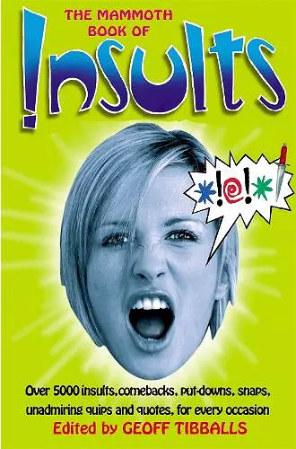 The Mammoth Book of Insults cover