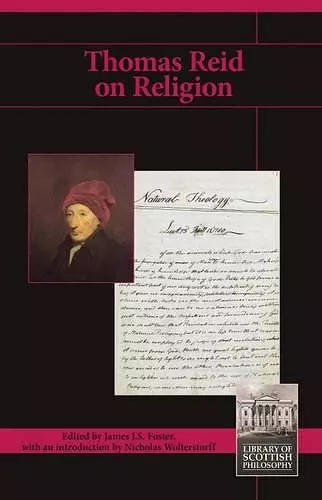 Thomas Reid on Religion cover