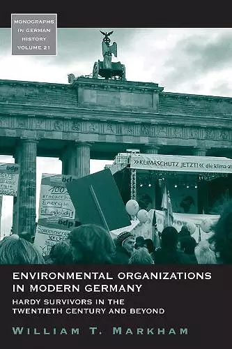 Environmental Organizations in Modern Germany cover