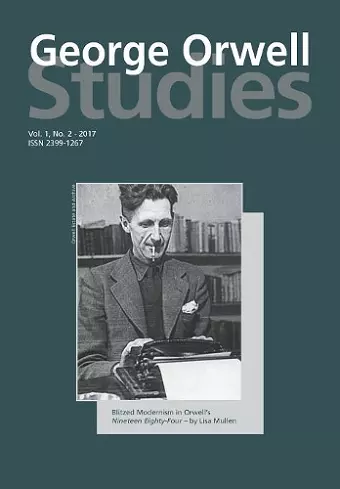 George Orwell Studies Vol.1 No.2 cover