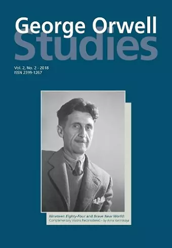 George Orwell Studies Vol.2 No.2 cover