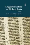 Linguistic Dating of Biblical Texts cover