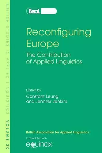 Reconfiguring Europe cover