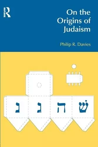 On the Origins of Judaism cover