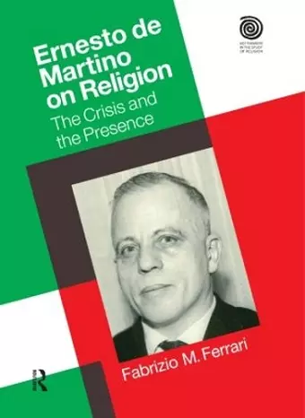 Ernesto De Martino on Religion cover