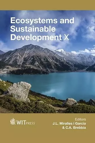 Ecosystems and Sustainable Development X cover