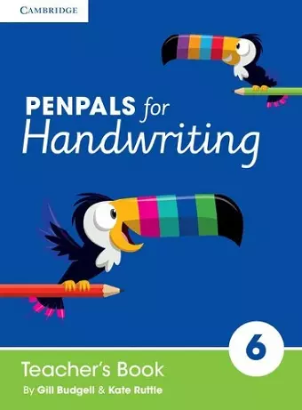 Penpals for Handwriting Year 6 Teacher's Book cover