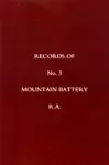 Records of No 3 Mountain Battery R.A. cover
