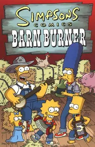 Simpsons Comics Barn Burner cover