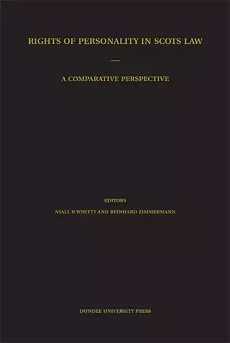 Rights of Personality in Scots Law cover