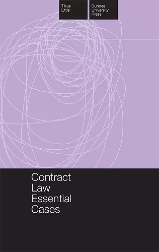 Contract Law Essential Cases cover