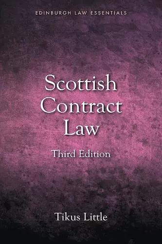 Scottish Contract Law Essentials cover