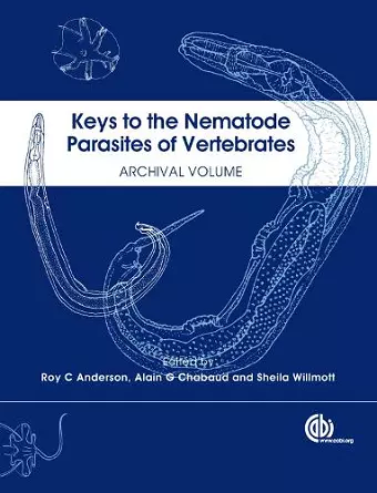 Keys to the Nematode Parasites of Vertebrates cover