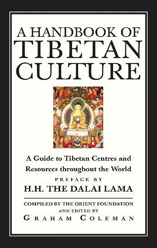 A Handbook Of Tibetan Culture cover
