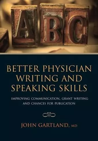 Better Physician Writing and Speaking Skills cover