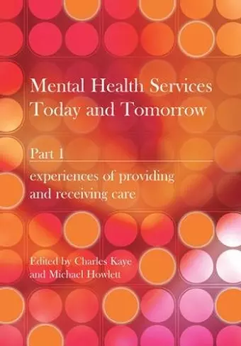 Mental Health Services Today and Tomorrow cover