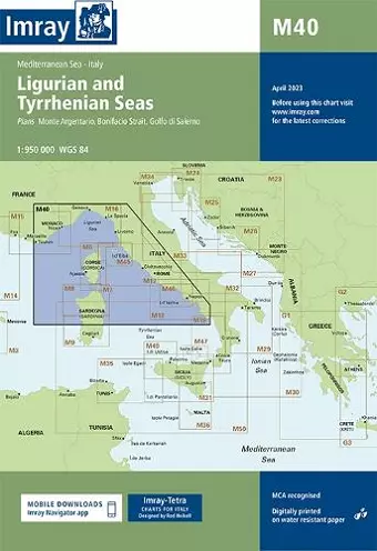 M40 Ligurian and Tyrrhenian Seas cover