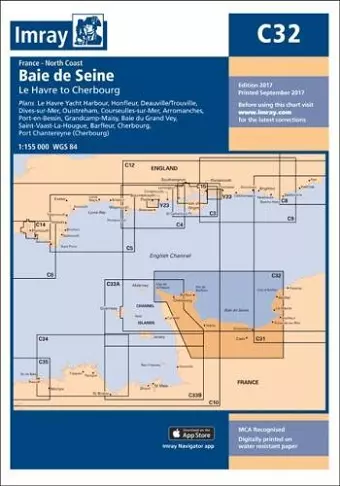 Imray Chart C32 cover