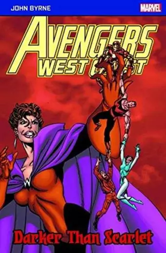 Avengers West Coast: Darker Than Scarlet cover