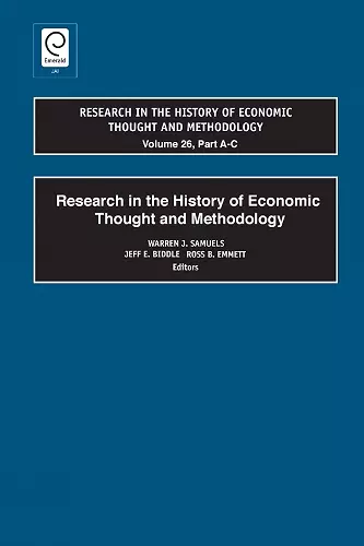 Research in the History of Economic Thought and Methodology (Part A, B & C) cover