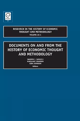 Documents on and from the History of Economic Thought and Methodology cover