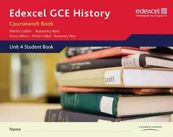Edexcel GCE History A2 Unit 4 Coursework Book cover