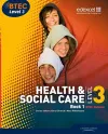 BTEC Level 3 National Health and Social Care: Student Book 1 cover