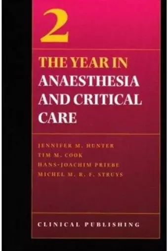 Anaesthesia and Critical Care cover