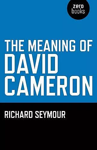 Meaning of David Cameron, The cover