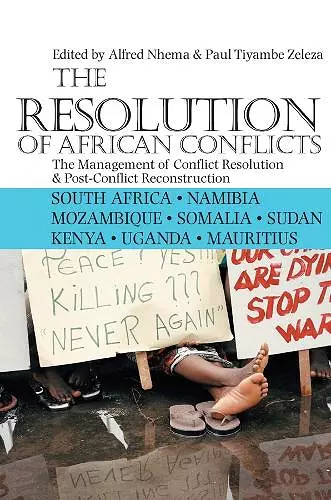 The Resolution of African Conflicts cover