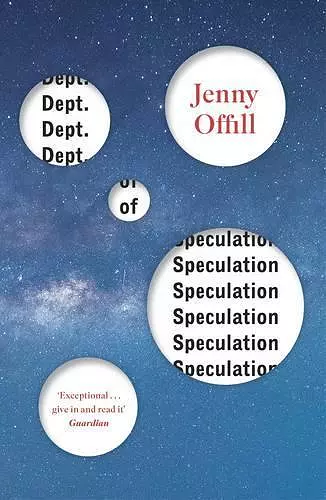Dept. of Speculation cover