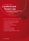 Landlord and Tenant Law cover