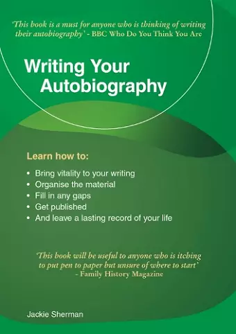 Writing Your Autobiography cover