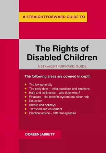 The Rights of Disabled Children cover