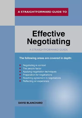 Effective Negotiating cover