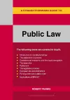 A Straightforward Guide to Public Law cover