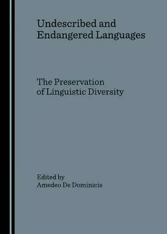 Undescribed and Endangered Languages cover