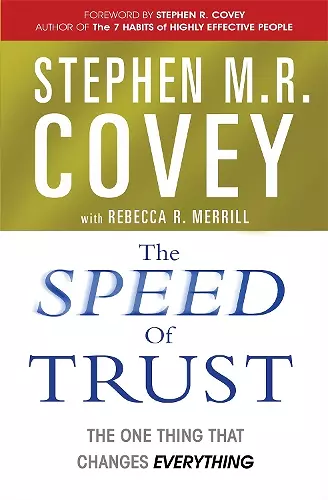 The Speed of Trust cover