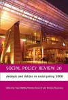 Social Policy Review 20 cover