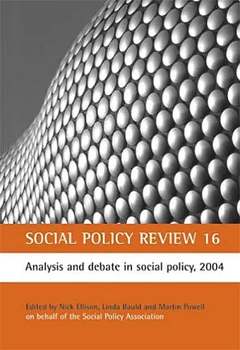 Social Policy Review 16 cover