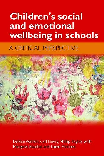 Children's Social and Emotional Wellbeing in Schools cover