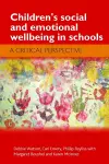 Children's Social and Emotional Wellbeing in Schools cover