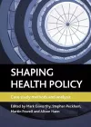 Shaping health policy cover