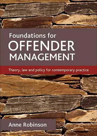 Foundations for offender management cover