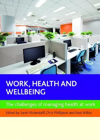 Work, Health and Wellbeing cover