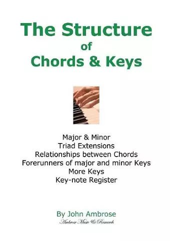 The Structure of Chords & Keys cover